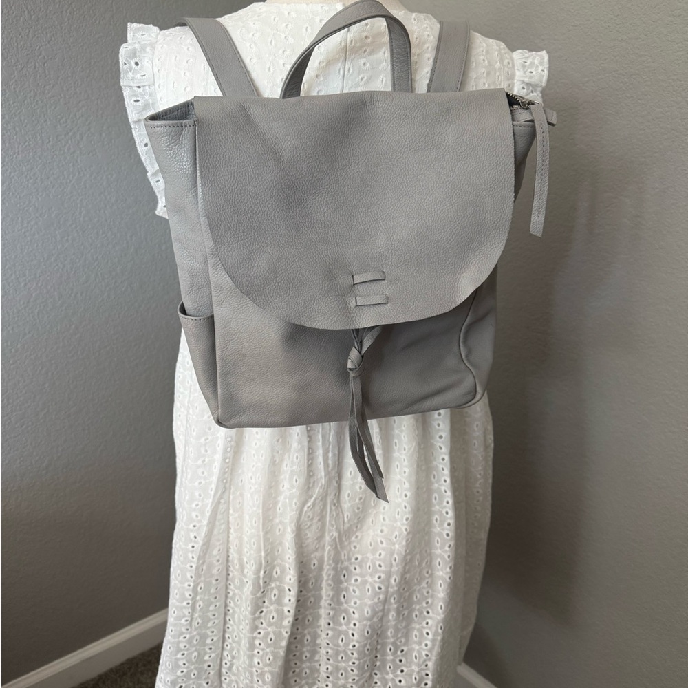 Elegant Gray Women's Backpack